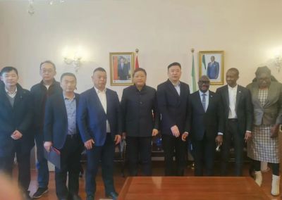 金圓頭條 | 金圓股份總裁趙輝拜會(huì)獅子山駐華大使